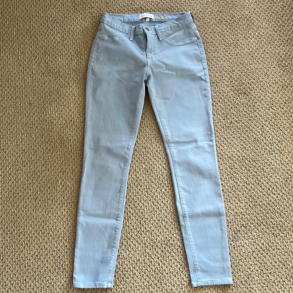 Henry and Belle jeans. Size 29. Super Skinny Ankle. Powder blue